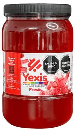 Frasco de jellys Yexis Fresa
