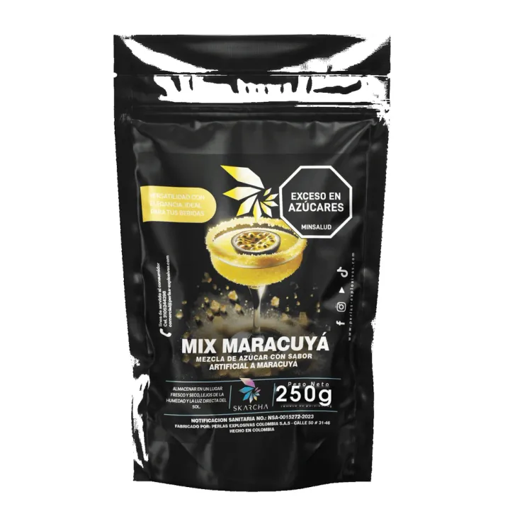 Azúcar Escarchadora Skarcha Maracuyá 250 gr