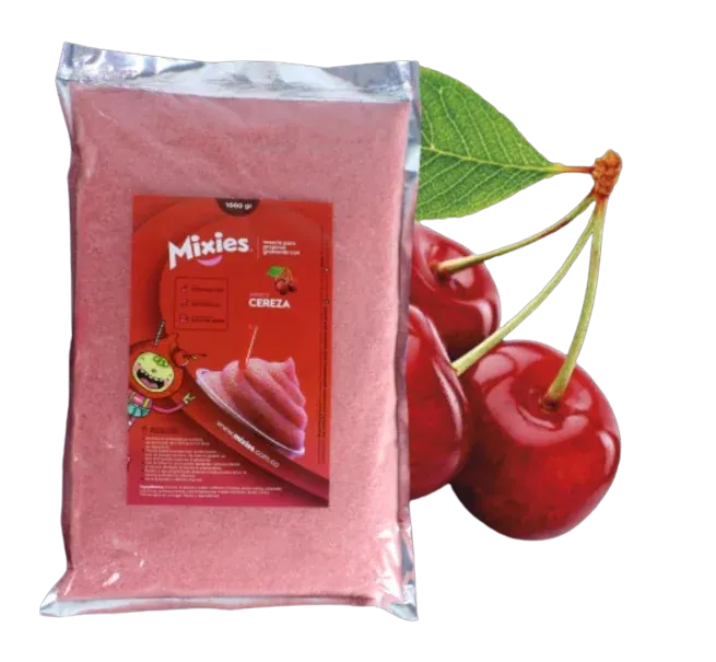 mezcla en polvo para granizado sabor a cereza