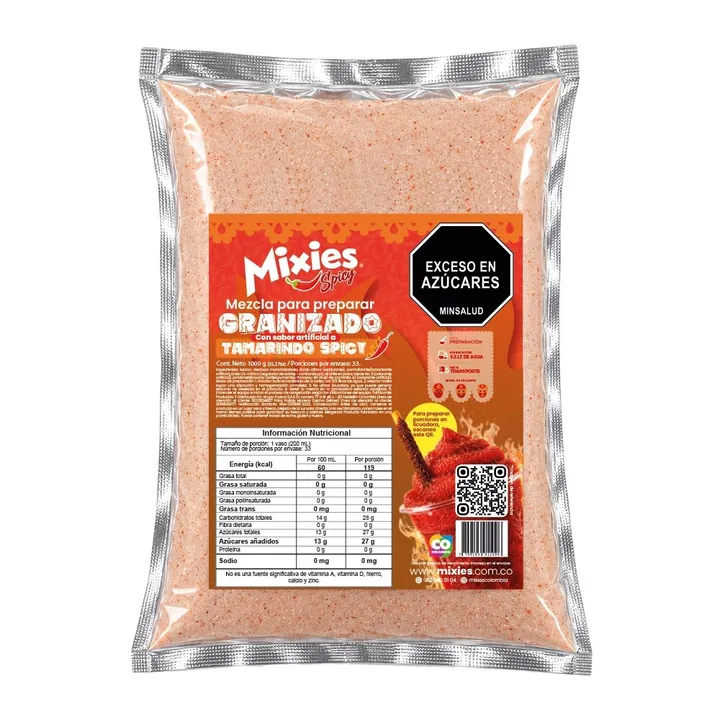 Mezcla Granizado Tamarindo Spicy 1000 gr