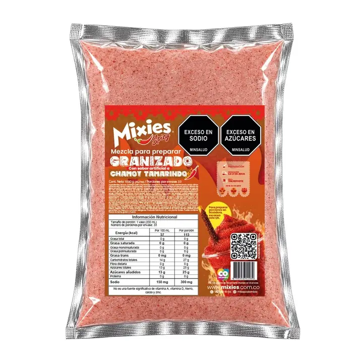 Mezcla Granizado Chamoy Tamarindo 1000 gr