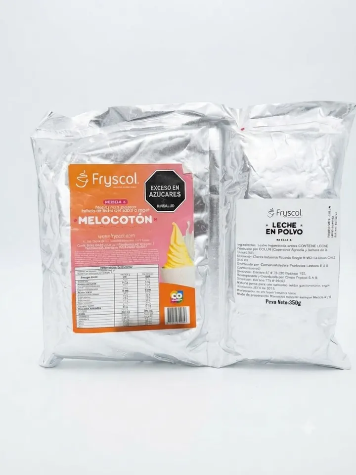 Mezcla para Helado de Yogurt Melocotón