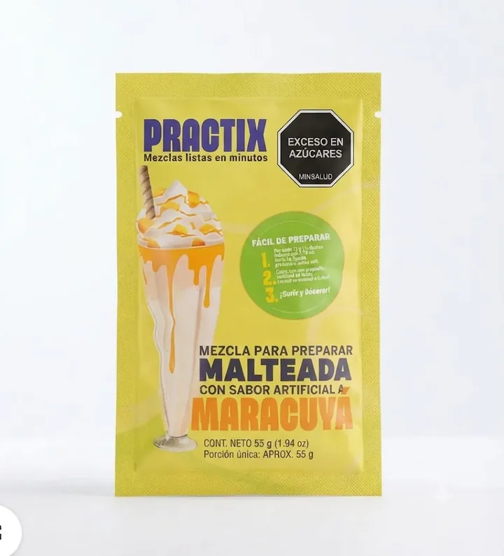 Mezcla Malteada Maracuyá 55 gr