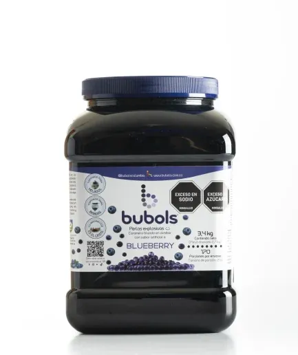 perlas explosivas bubols sabor a blueberry