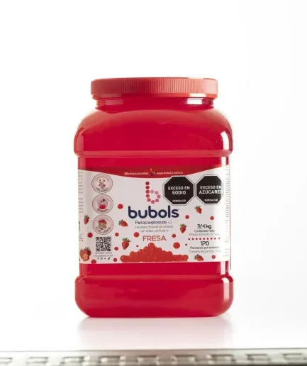 Perlas explosivas bubols sabor Fresa