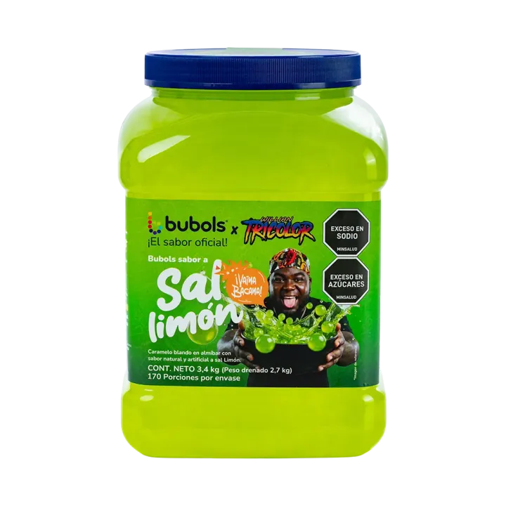 Perlas Explosivas Bubols Sal Limón 3400 gr