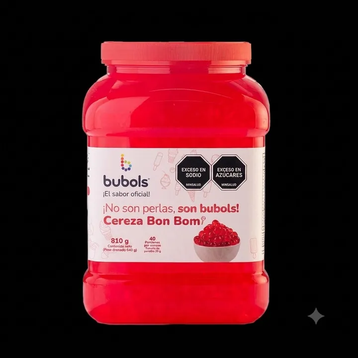 Perlas Explosivas Bubols Cereza Bombón 810 gr