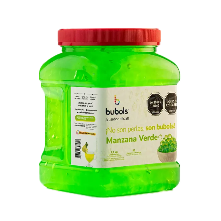 Perlas Explosivas Bubols Manzana Verde 1100 gr