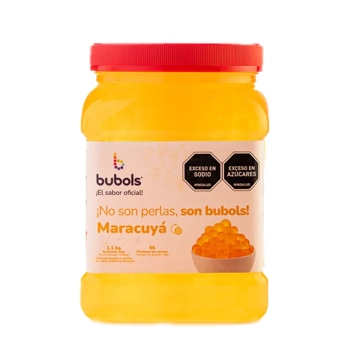 Perlas Explosivas Bubols Maracuyá 1100 gr