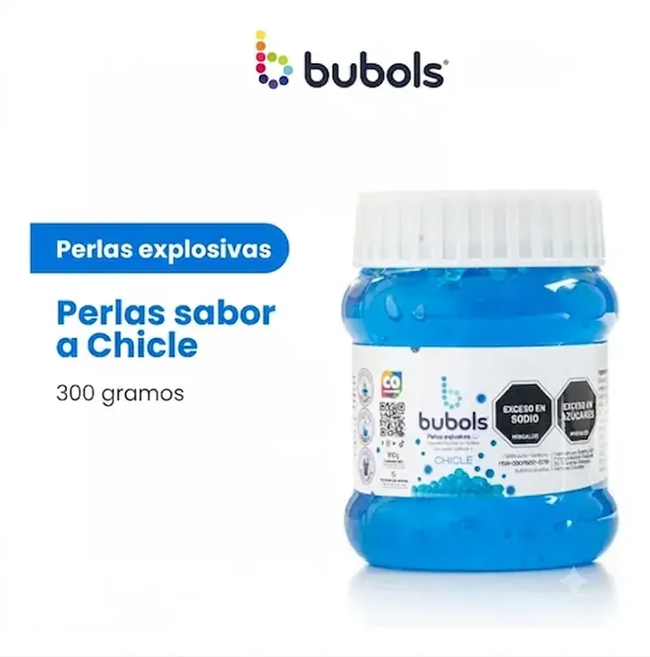 Perlas Explosivas Bubols Chicle 300 gr