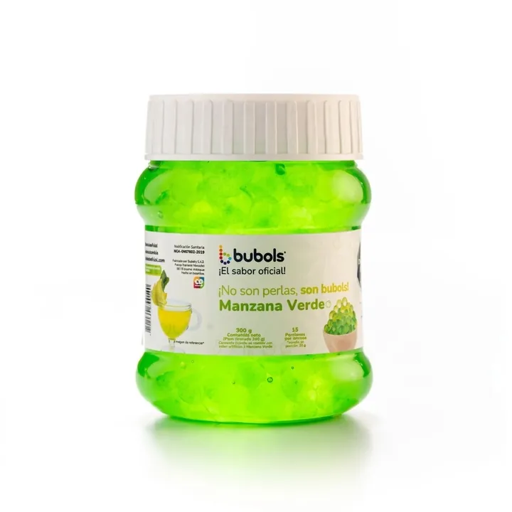 Perlas Explosivas Bubols Manzana Verde 300 gr