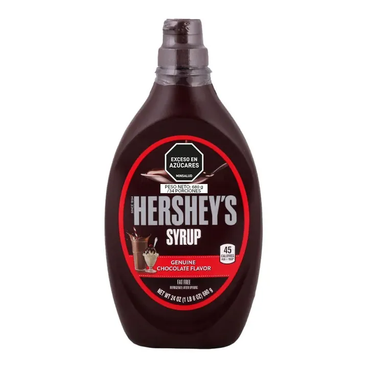 Envase de salsa de chocolate Hershey's Syrup de 680 g
