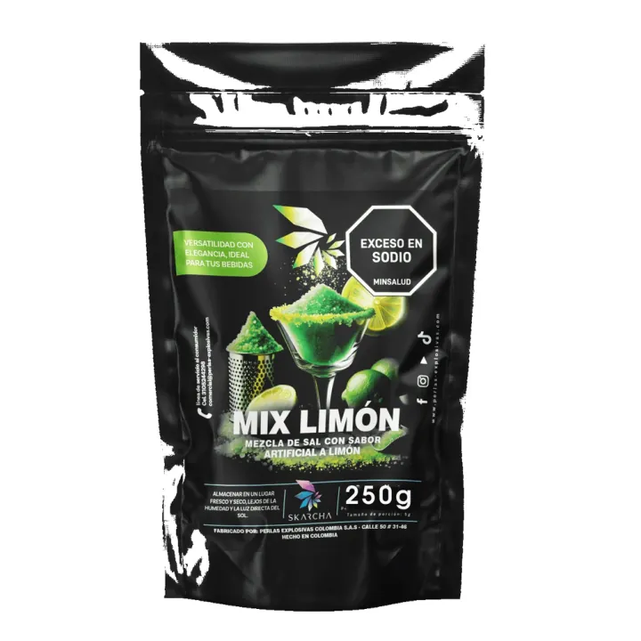 Sal Escarchadora Skarcha Sal Limón 250 gr