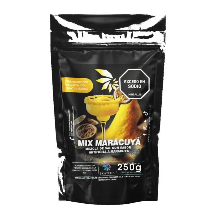 Sal Escarchadora Skarcha Maracuyá 250 gr