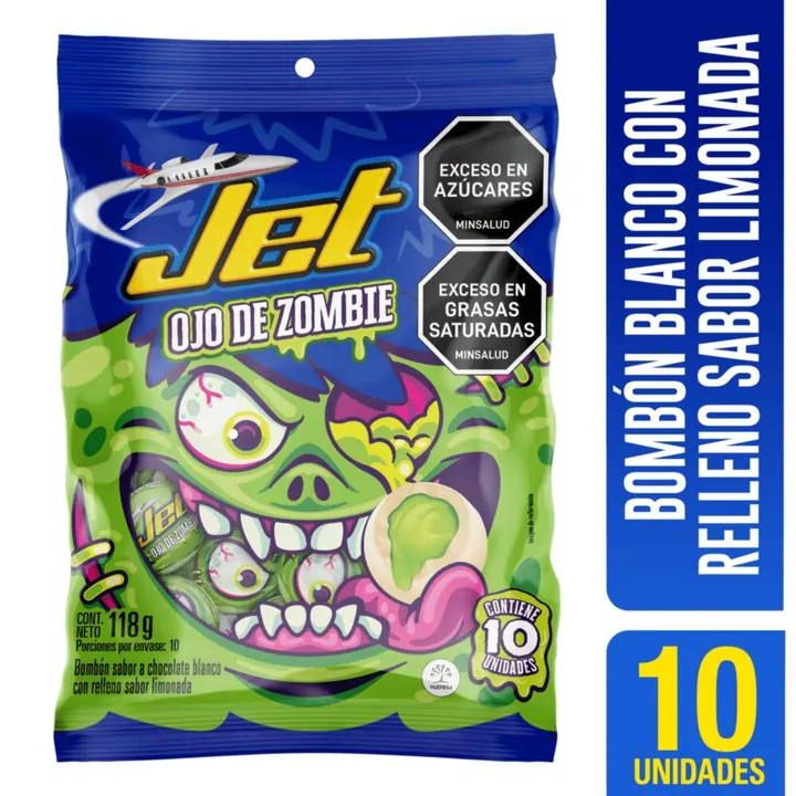 Bolsa de Jet Ojo de Zombie por 10 unidades, 118 g