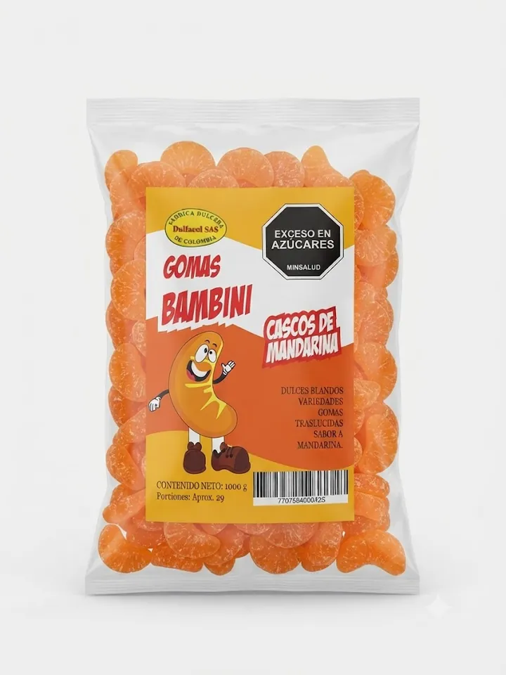 Gomas Mandarina 500 gr