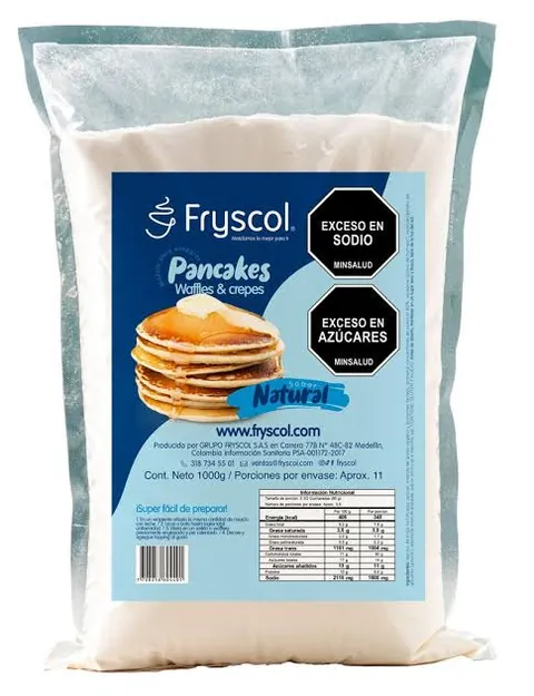 Mezcla para Pancakes, Crepes y Waffles Natural - Leche 1000 gr