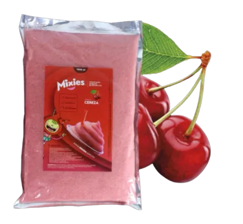 mezcla en polvo para granizado sabor a cereza