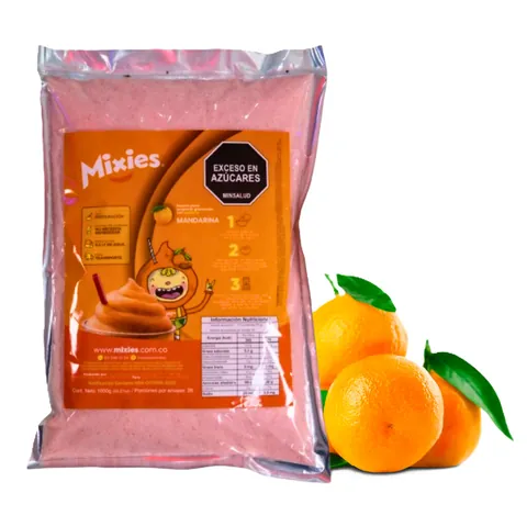 Bolsa de mezcla para granizado Mixies sabor Mandarina de 1000 g