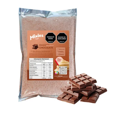Bolsa de mezcla para granizado Mixies sabor Chocolate de 1000 g