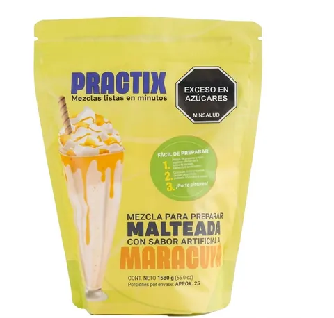Mezcla Malteada Maracuyá 1100 gr