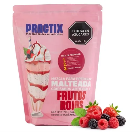 Mezcla Malteada Frutos Rojos 1100 gr