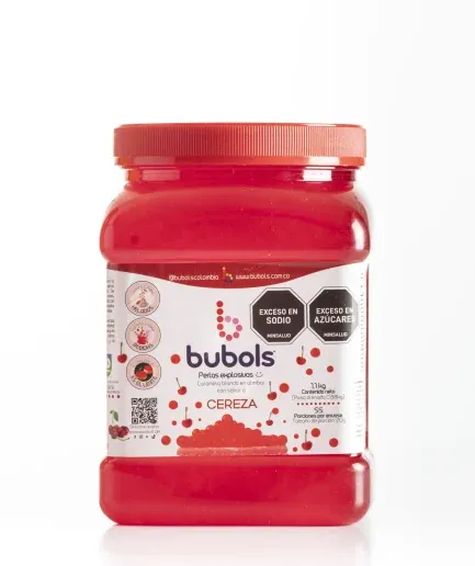 perlas explosivas bubols sabor a cereza