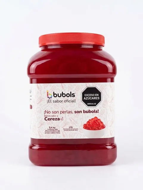 Perlas Explosivas Bubols Cereza 3400 gr