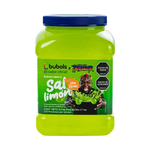 Perlas Explosivas Bubols Sal Limón 3400 gr