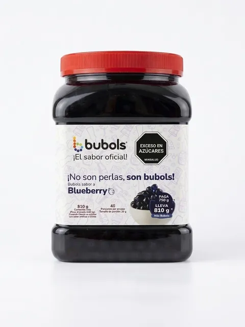 Perlas Explosivas Bubols Blueberry 810 gr