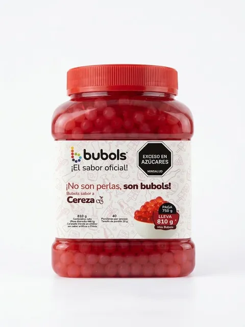 Perlas Explosivas Bubols Cereza 810 gr