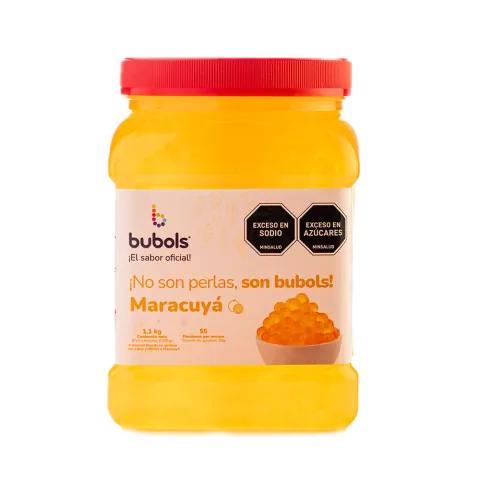 Perlas Explosivas Bubols Maracuyá 1100 gr