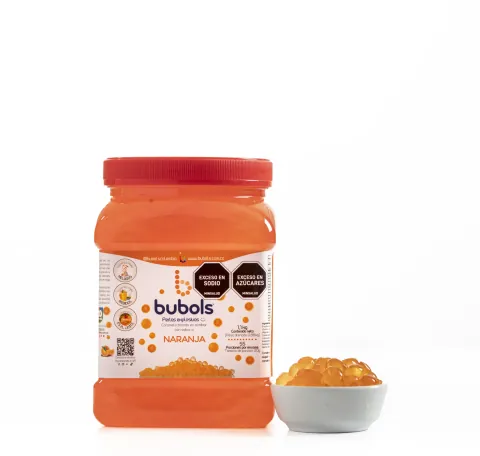 perlas explosivas bubols sabor a naranja