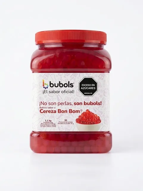Perlas Explosivas Bubols Cereza Bombón 1100 gr