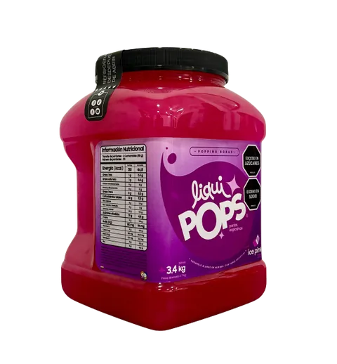 Perlas Explosivas LiquiPops Ice Pink 3400 gr