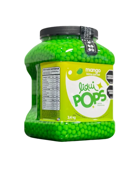 Perlas Explosivas LiquiPops Mango Biche con Sal 3400 gr