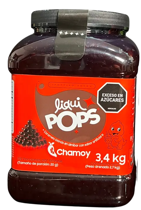 Perlas Explosivas LiquiPops Chamoy 3400 gr