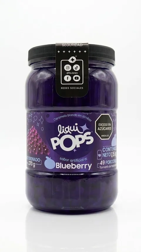 Perlas Explosivas LiquiPops Blueberry 1150 gr