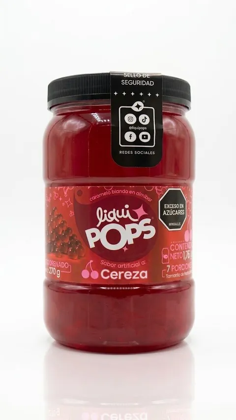 Perlas Explosivas LiquiPops Cereza 1150 gr