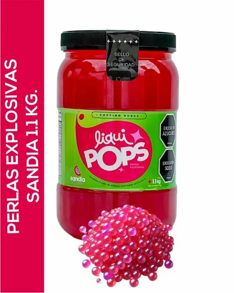 Perlas Explosivas LiquiPops Sandía 1150 gr