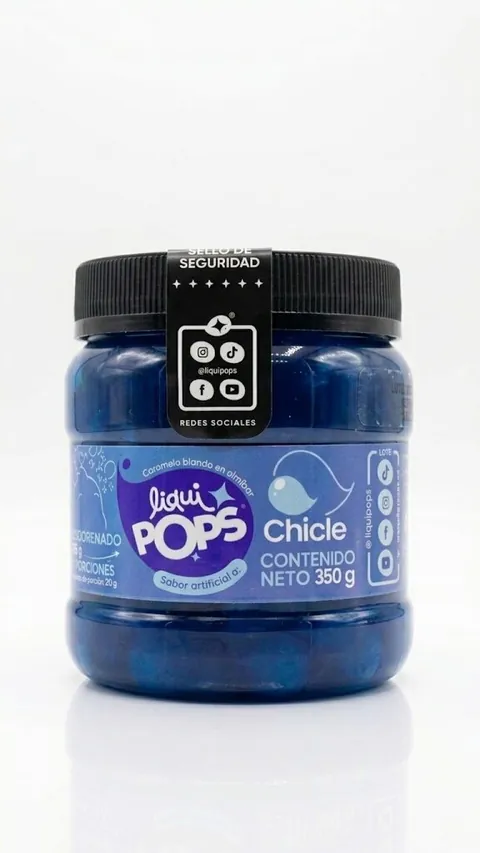 Perlas Explosivas LiquiPops Chicle 350 gr
