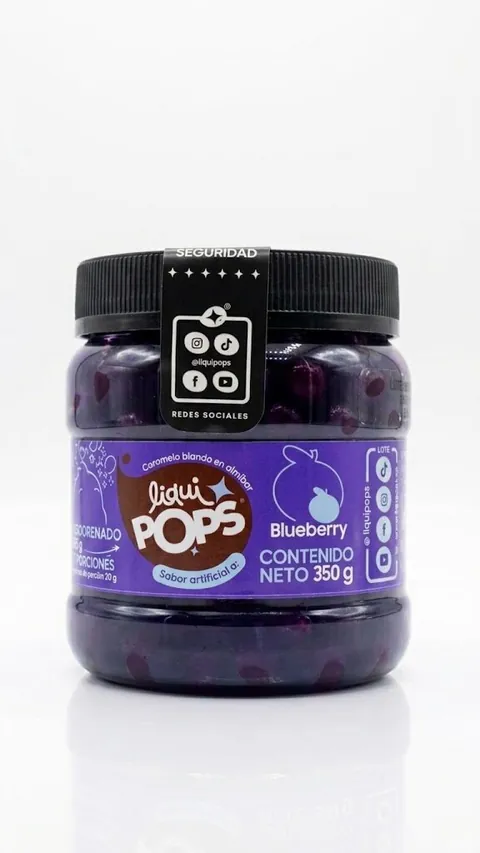 Perlas Explosivas LiquiPops Blueberry 350 gr