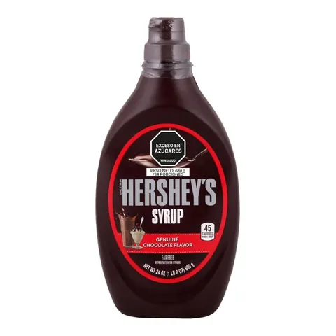 Envase de salsa de chocolate Hershey's Syrup de 680 g