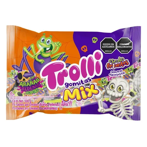 Bolsa de gomitas Trolli Mix de Halloween de 500 g