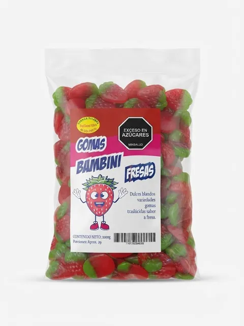 Gomas Fresa Salvaje 1000 gr