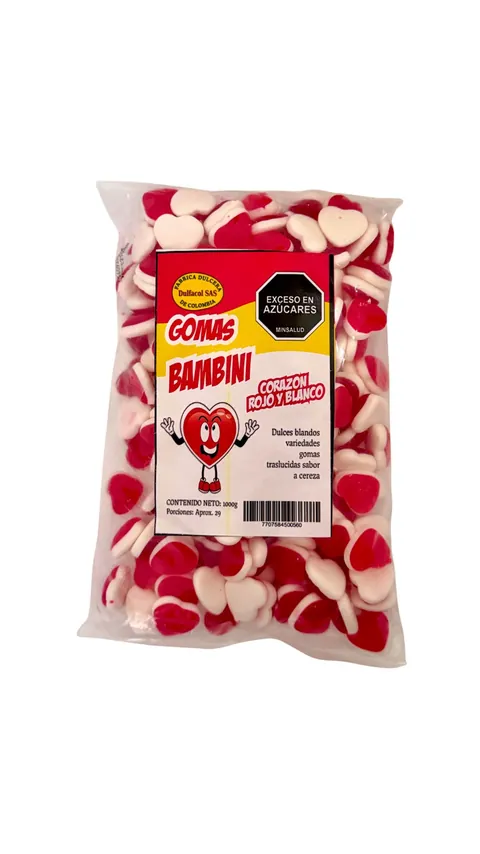 Gomas Corazón 1000 gr