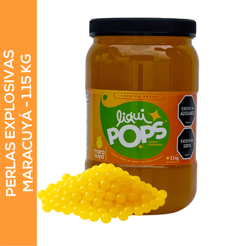 Perlas Explosivas LiquiPops Maracuyá 1150 gr